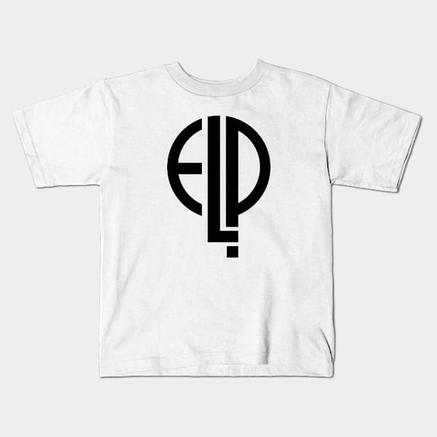 Emerson Lake And Palmer Elp Logo 2 Kids T-Shirt by Smithys